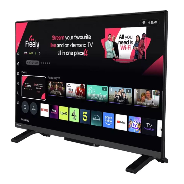 Toshiba 32WV2553DB 32" HD Ready Smart LED TV with HDR10 Dolby Audio & Freely TV