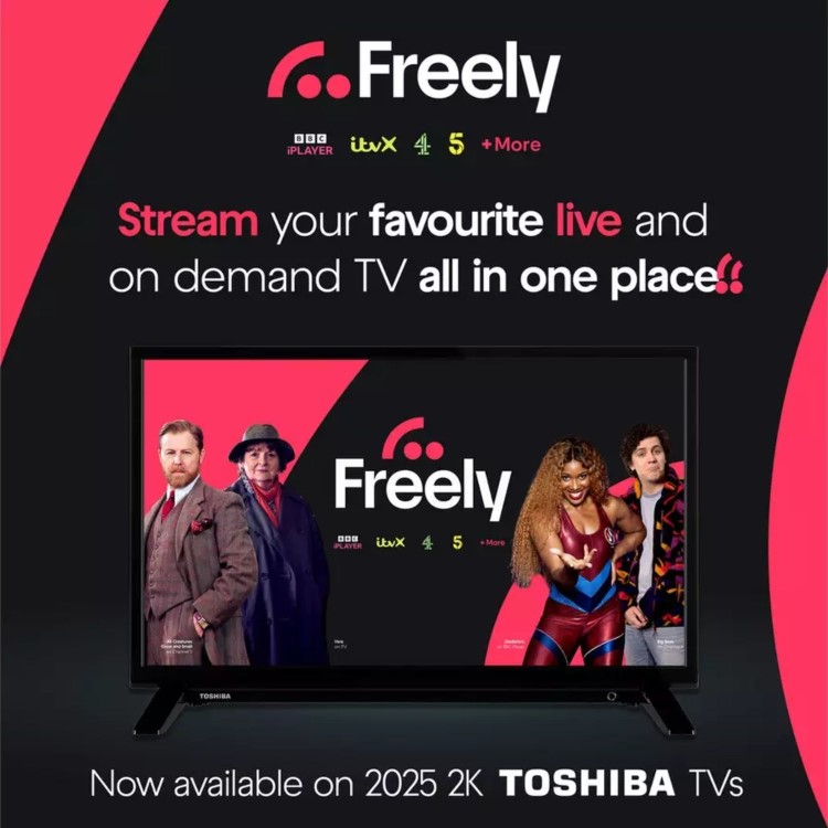 Toshiba 32 Inch Smart HD Ready HDR DLED Freely TV