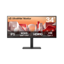 34BA75QE-B.AEK LG 34BA75QE 34" IPS QHD UltraWide Curved USB-C Monitor