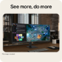 LG UltraWide 34" VA QHD 144Hz USB-C Height-Adjustable Curved Monitor