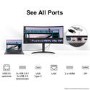 LG UltraWide 34WQ75C 34" IPS QHD Curved USB-C Monitor
