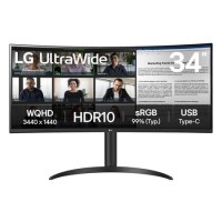 LG 34WR55QK 34" VA WQHD 100Hz USB-C UlraWide Monitor 