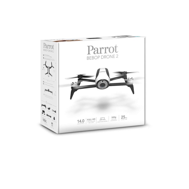 Parrot BeBop 2 HD 1080p Camera Drone In White + FlyPad Controller