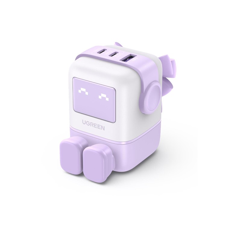 Ugreen Uno 65W 3-Port GaN Charger - Pink