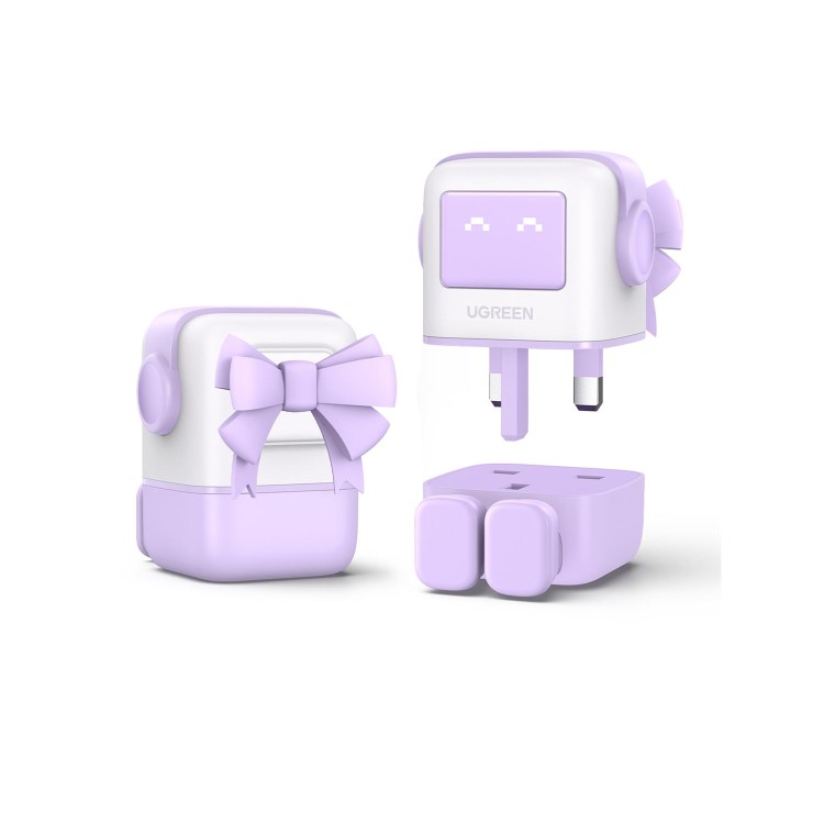 Ugreen Uno 65W 3-Port GaN Charger - Pink