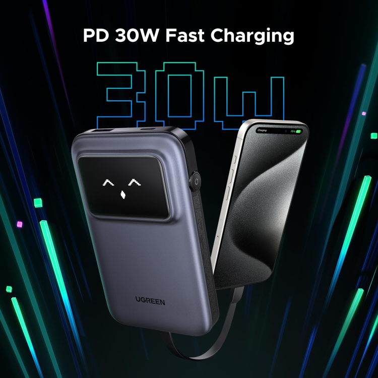UGREEN Uno Power Bank 10000mAh 30W  - Pink