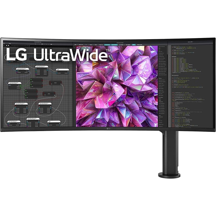 LG 38WQ88C-W 38" UltraWide QHD+ IPS HDR USB-C Curved Monitor 