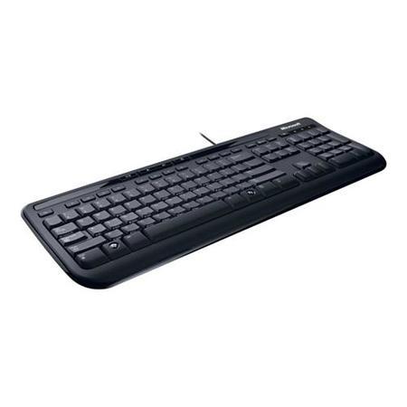 Microsoft Wired Desktop 600 for Business - Keyboard and mouse set - USB - black