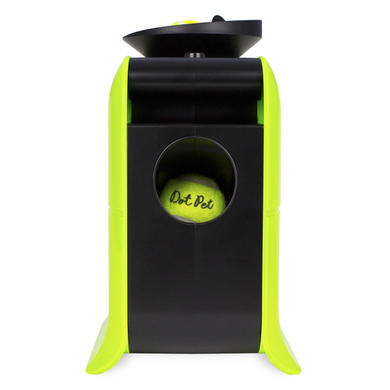 electriQ Automatic Dog Ball Launcher with Treat Dispenser