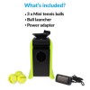 electriQ Automatic Dog Ball Launcher with Treat Dispenser