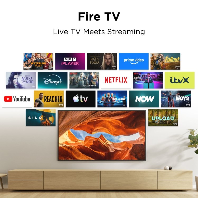 TCL 40V5D-UK 40 Inch QLED Full HD Smart Fire TV  HDR10 Dolby Audio Alexa Built-In