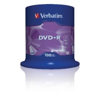 Verbatim DVD-R 4.7GB x 100 Blank Disks Verbatim DVD-R 4.7GB x 100 Blank Disks