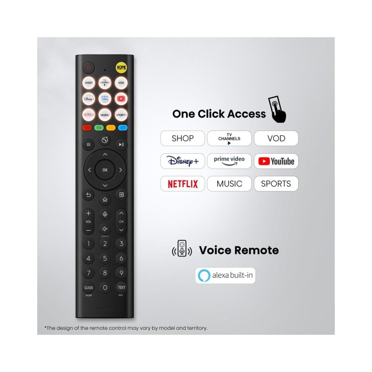 Hisense 43A6STUK 43 Inch 4K Ultra HD Smart TV – HDR Freely Dolby Vision & Dolby Atmos