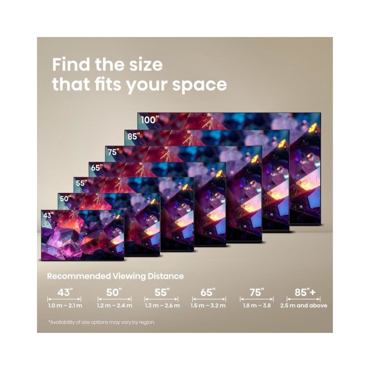 Hisense 43E7STUK PRO 43 Inch 4K QLED Smart TV – Ultra HD HDR Freely & Dolby Vision