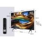 Refurbished TCL P755K 43" 4K Ultra HD with HDR10 Freeview Play LED Smart TV