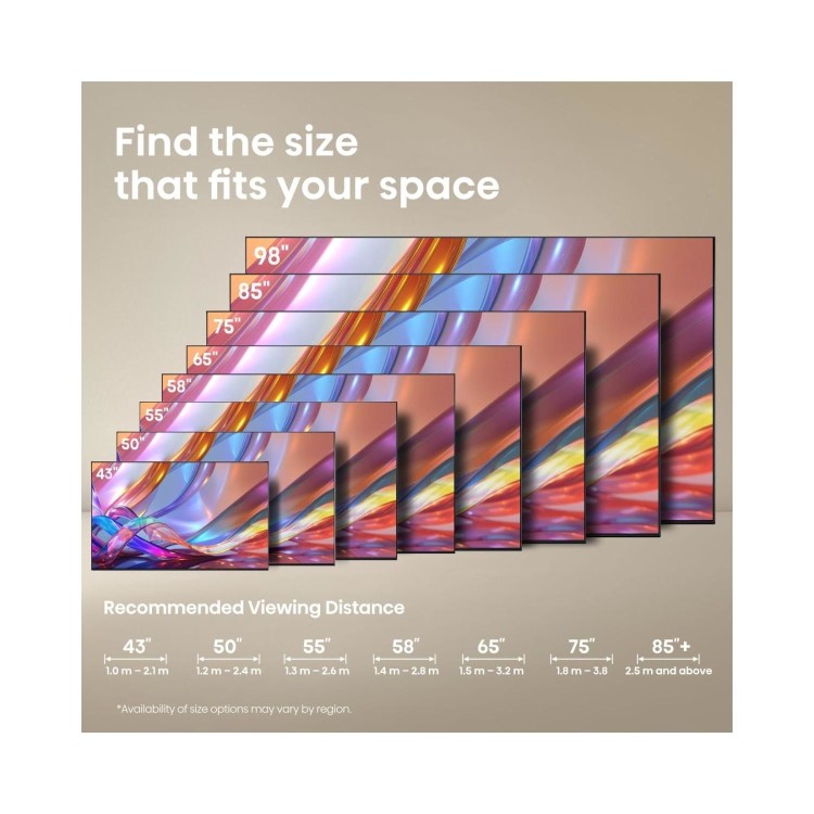 Hisense 43Q7STUK 43 Inch 4K QLED Smart TV – Ultra HD HDR Freely & Dolby Vision