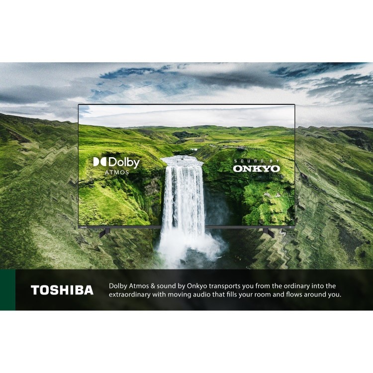 Toshiba 43QF5D53DB 43-Inch 4K QLED Smart Fire TV  Dolby Vision HDR10 & Alexa Voice Control