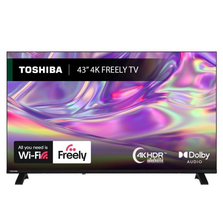 Toshiba 43UV1563DB 43" 4K Smart LED TV with Dolby Vision & Audio