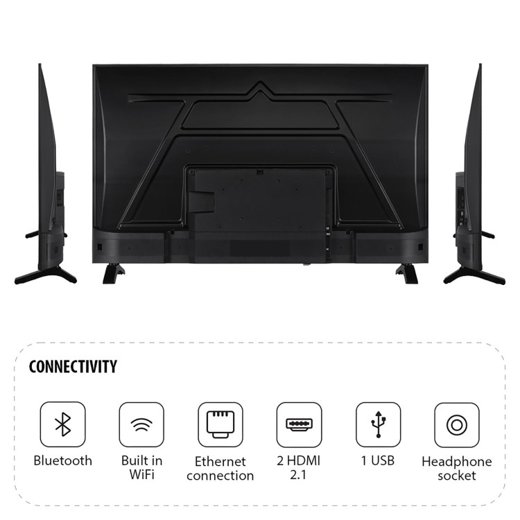 Toshiba 43UV1563DB 43" 4K Smart LED TV with Dolby Vision & Audio