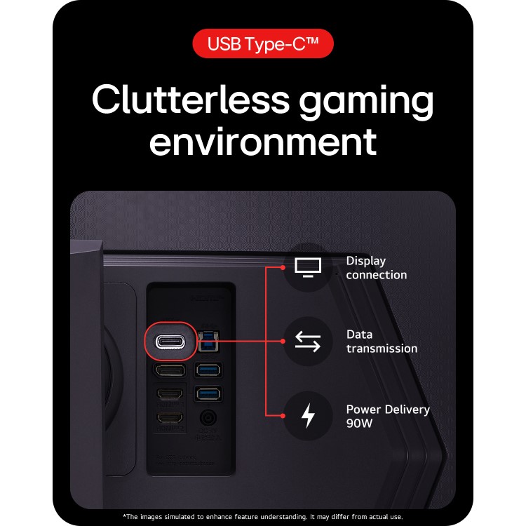 LG 45GR75DC UltraGear 45" QHD 200Hz VA Curved Gaming Monitor