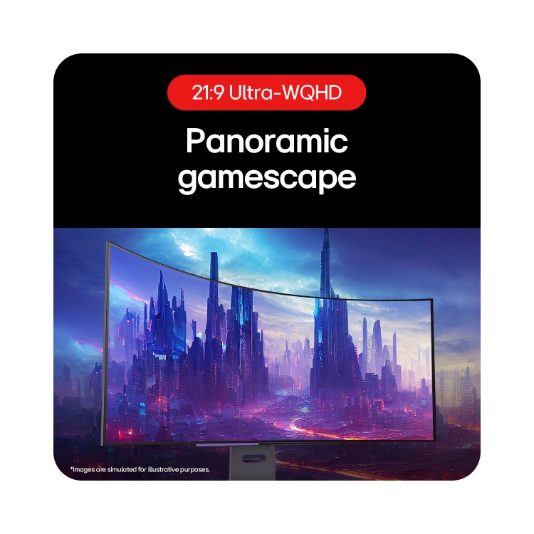 LG UltraGear 45" OLED QHD 240Hz 0.03ms Ultrawide Curved Gaming Monitor