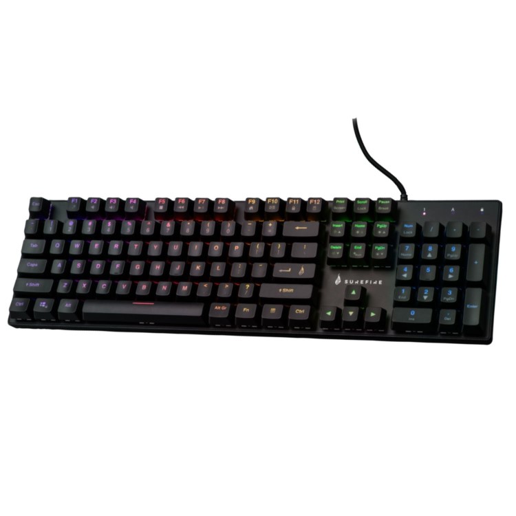 SureFire KingPin M2 US English RGB Wired Mechanical Gaming Keyboard Black