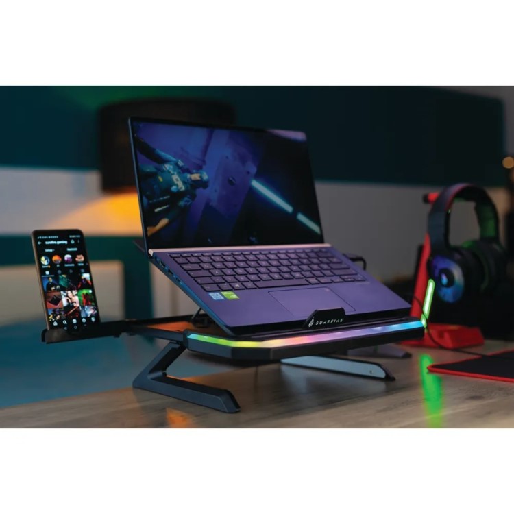 SureFire Portus X1 RGB Gaming Laptop Stand