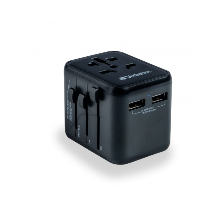 Verbatim UTA-01 12W Universal Travel Adapter