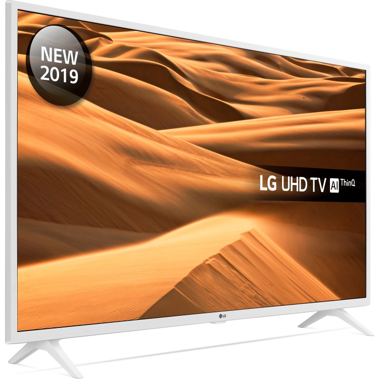LG 49UM7390PLC 49" 4K Ultra HD Smart HDR LED TV with Freeview HD and Freesat - White