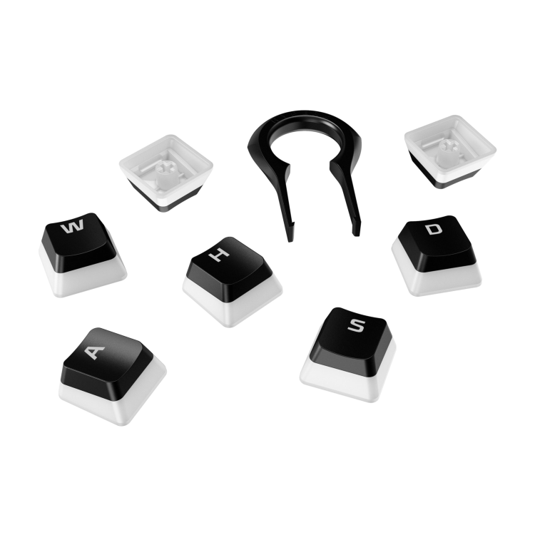 HyperX Pudding Keycaps - Full Key Set Black