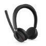 Lenovo 6550 - Headset - on-ear - Bluetooth - wireless - active noise cancelling - black - Certified for Microsoft Teams