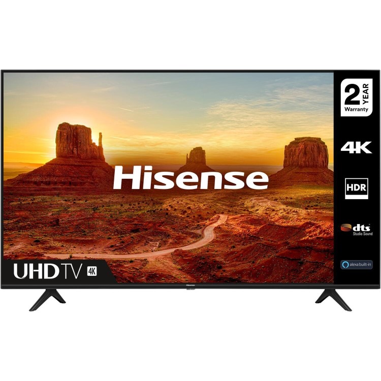 Hisense A7100F 43 Inch 4K HDR Freeview Play Alexa Smart TV