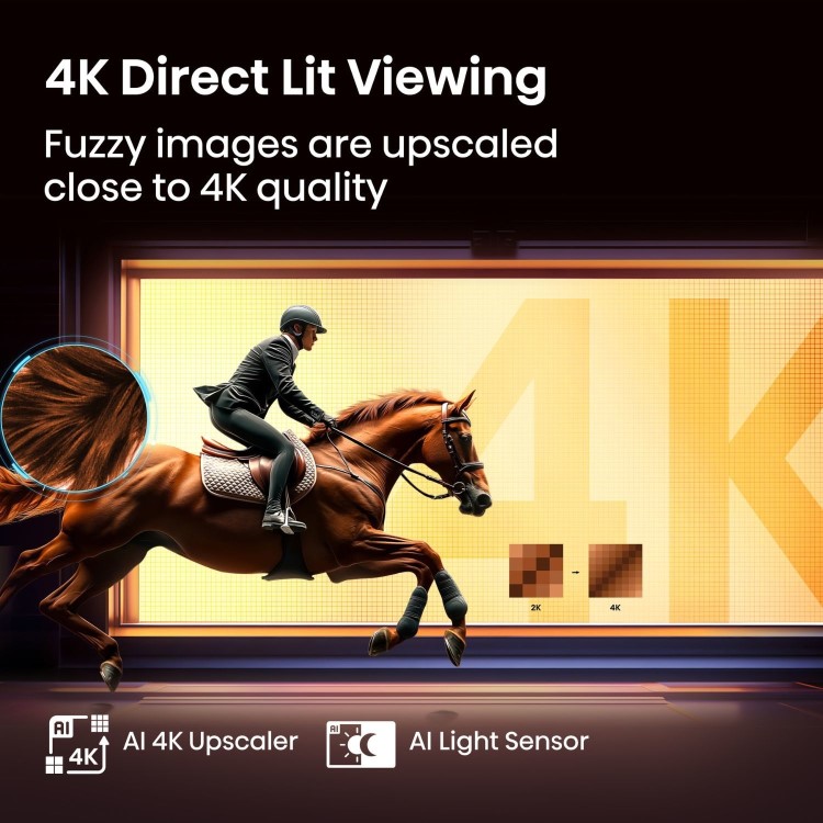 Hisense E78QTUK 50 inch Smart 4K Ultra HD QLED TV