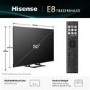 Hisense E8QTUK 50 inch Smart 4K Ultra HD Mini-LED TV