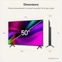 LG 50NU900B6LA 50" 4K UHD Nano AI Smart TV with HDR10 Pro webOS & AI Upscaling