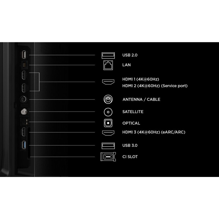 TCL 50P7L-UK 50 Inch QLED 4K Google TV – Dolby Vision Dolby Atmos & Game Master Gaming