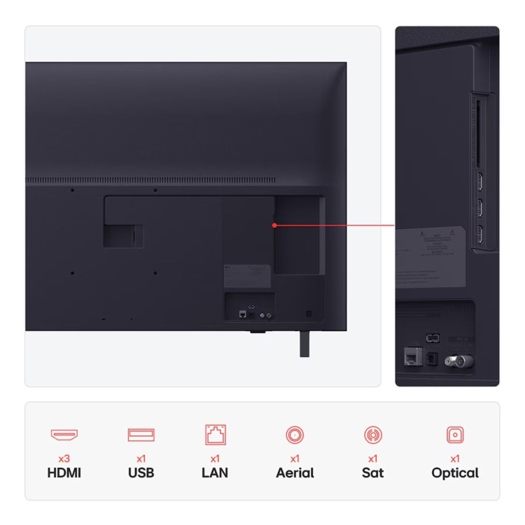 LG 50UA74006LB 50 4K Ultra HD Smart TV – AI Processor HDR10 Pro & webOS