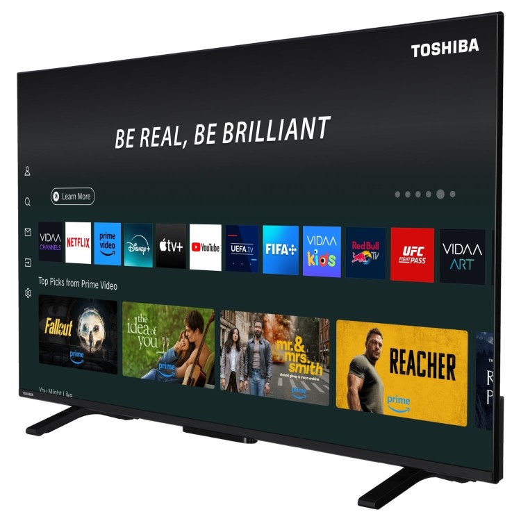 Toshiba 50UV2F53DB 50" 4K UHD Smart LED TV with Dolby Vision Dolby Atmos & Freely Streaming