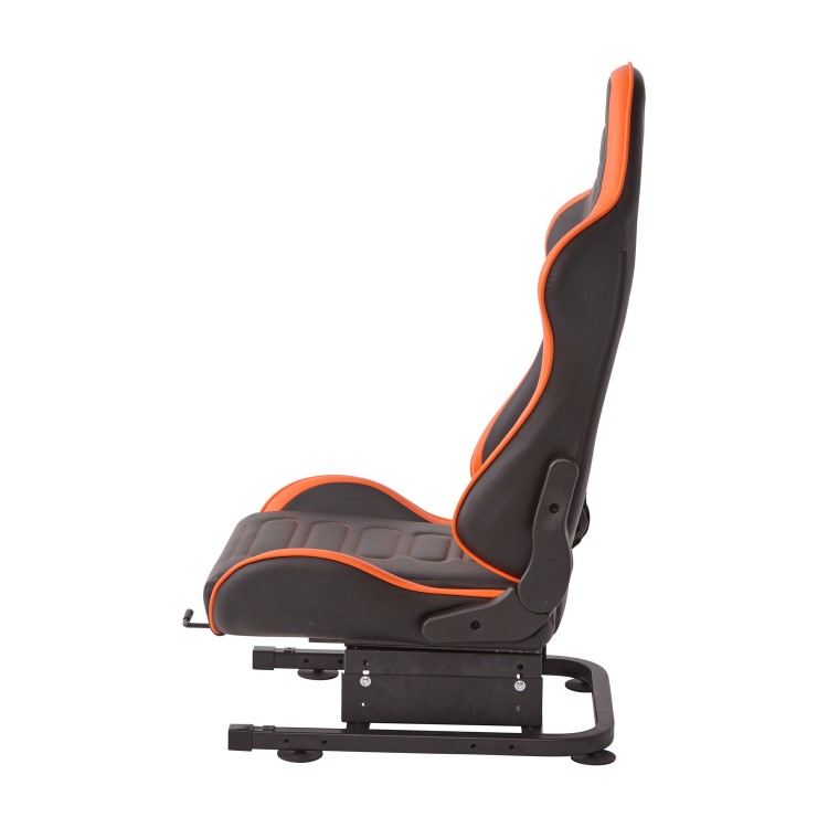 X Rocker Chicane Racing Gaming Chair & Bracket - Black / Orange
