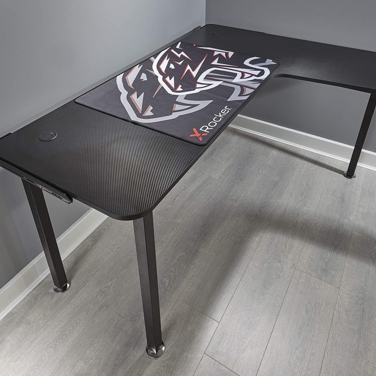 X Rocker Panther XL Right L-Shape Corner Gaming Desk
