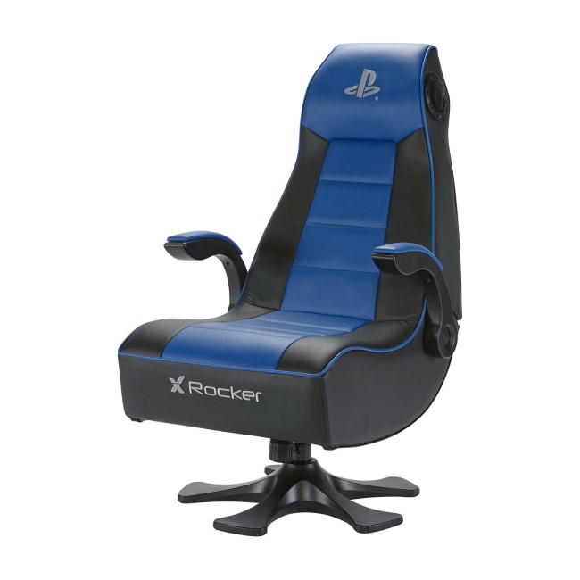X Rocker Sony PlayStation Infiniti Chair 2.1- Black and Blue