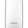 Verbatim 500GB USB 3.0 2.5" Portable Hard Drive - White