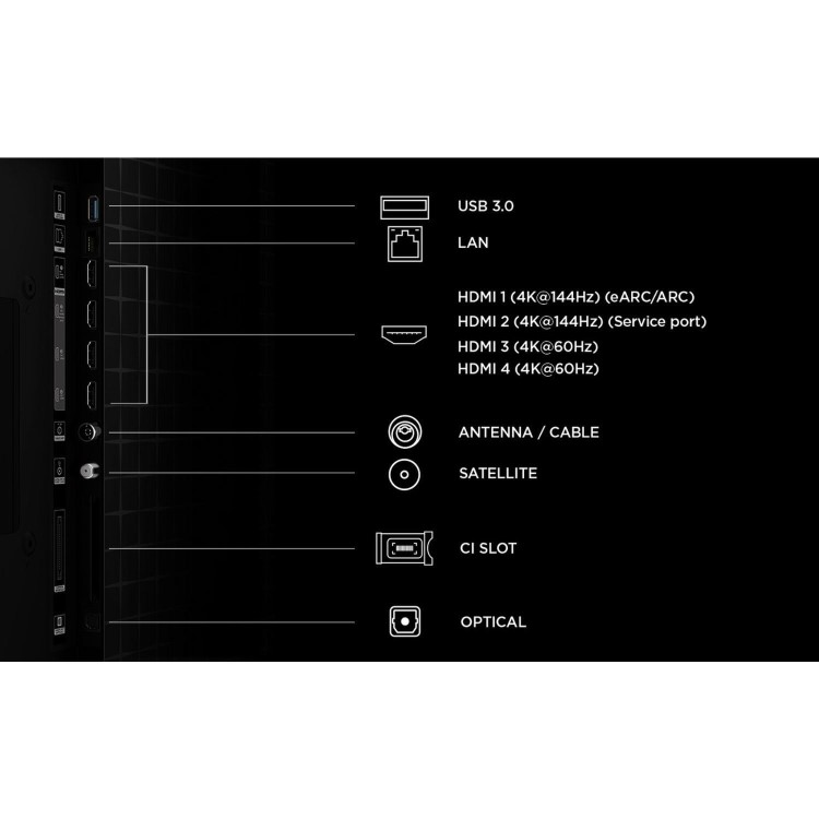 TCL 55A400U-UK 55-Inch 4K QD-Mini LED Google TV