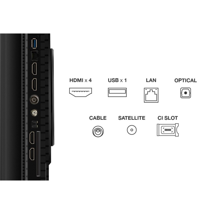 TCL 55T8C-UK 55" QLED 4K Ultra HD HDR Smart Google TV with Dolby Vision Atmos & Game Master Pro