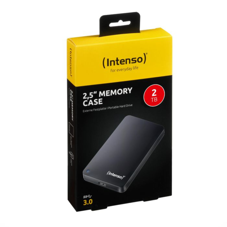 Intenso DriveStation 2TB 2.5 Inch USB 3.0 External Hard Drive