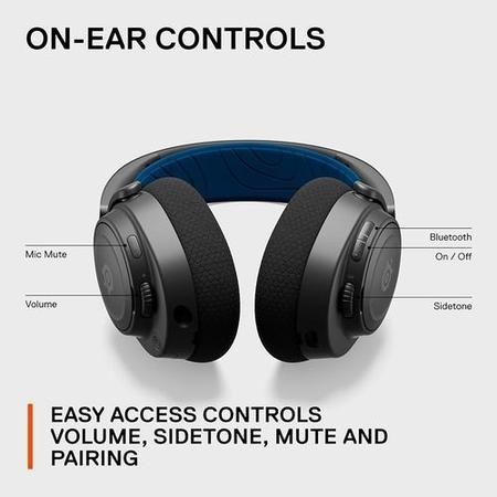 SteelSeries Arctis Nova 7P Wireless Gaming Headset Black & Blue