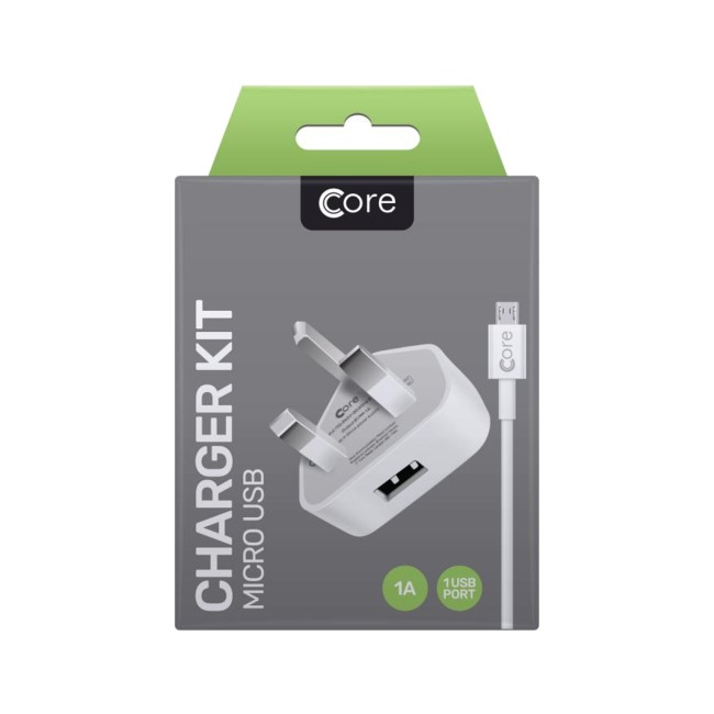 Core Single Charger Kit Micro USB