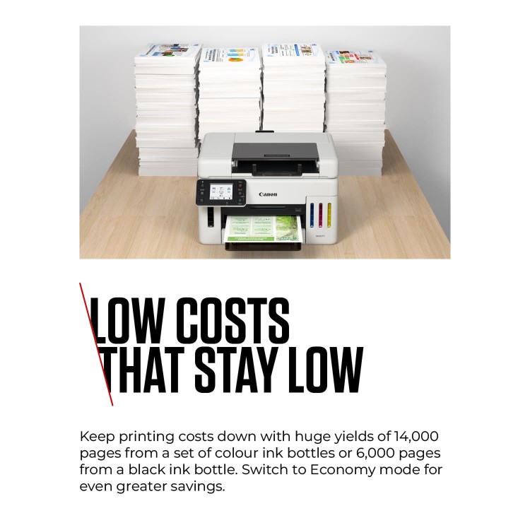 Canon MAXIFY GX6550 A4 Colour Multifunction Inkjet Printer