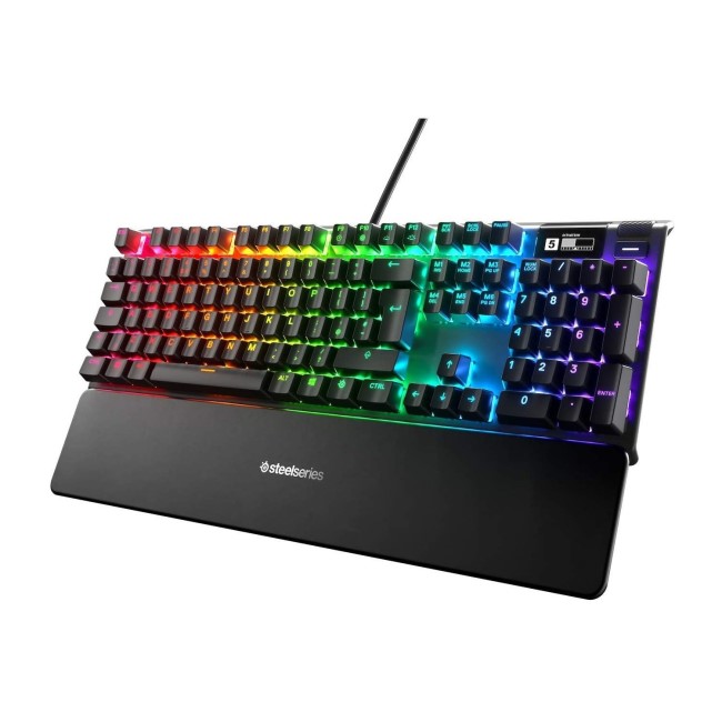 SteelSeries Apex 7 Mechanical Blue Switch OLED Gaming Keyboard