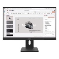 Lenovo ThinkVision E22-40 - LED monitor - 1920 x 1080 Full HD (1080p) @ 100 Hz - IPS - 250 cd/m² - 1300:1 - 4 ms - HDMI, VGA, DisplayPort - speakers - raven black